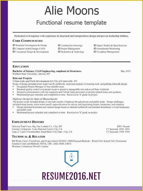 Free Combination Resume Template Of Free Functional Resume Builder Sarahepps