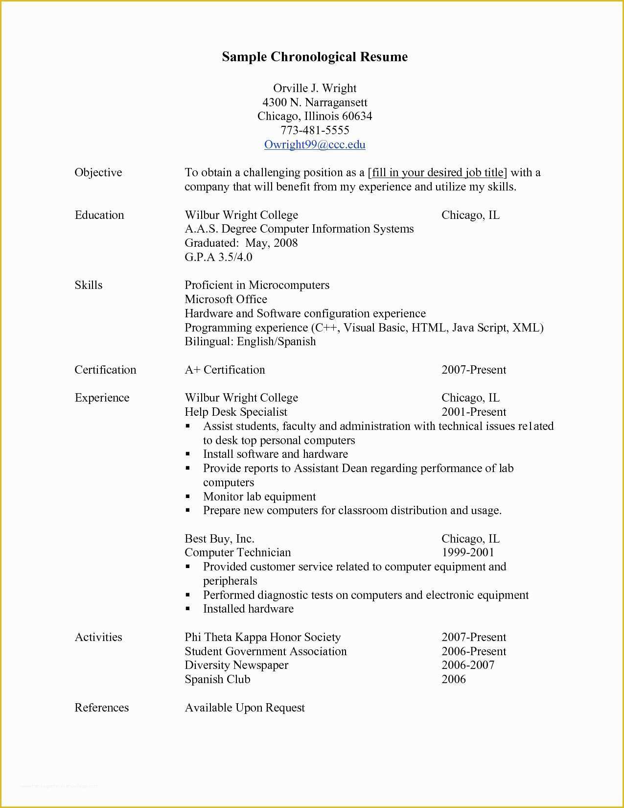 Free Combination Resume Template Word Of Bination Resume Template Word Eezee Merce