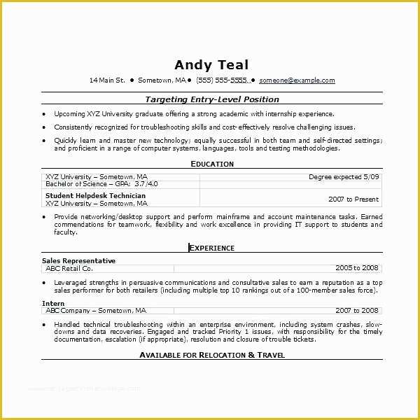 Free Combination Resume Template Word Of Bination Resume Template Word