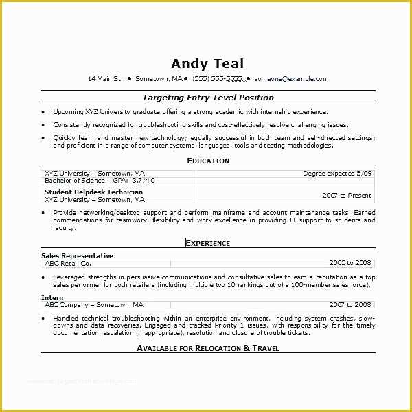 Free Combination Resume Template Word Of Bination Resume Template Word