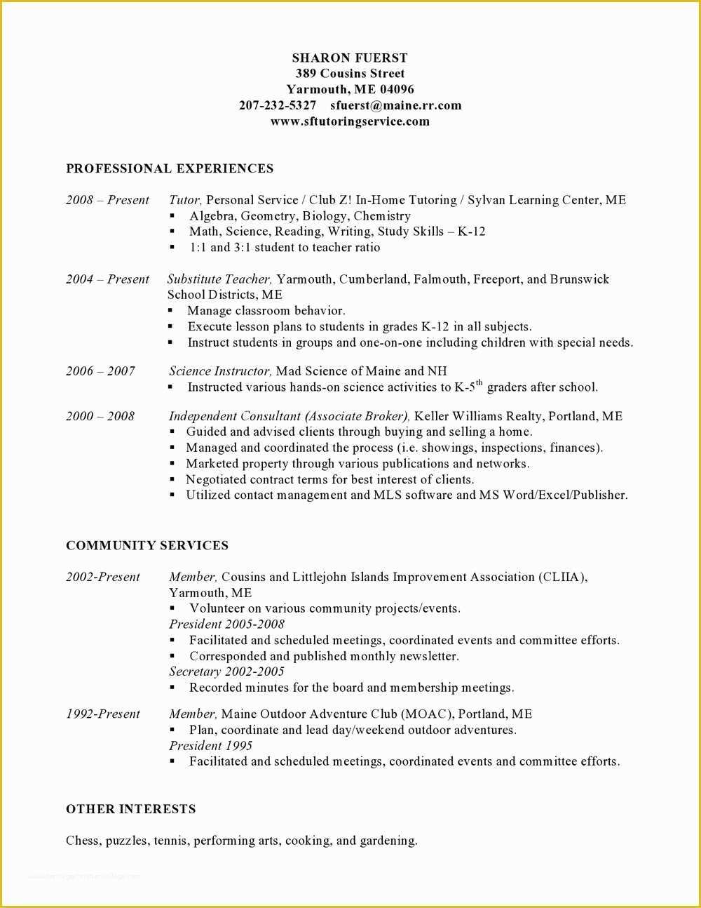 Free Combination Resume Template Word Of Free Bination Resume Template Sarahepps