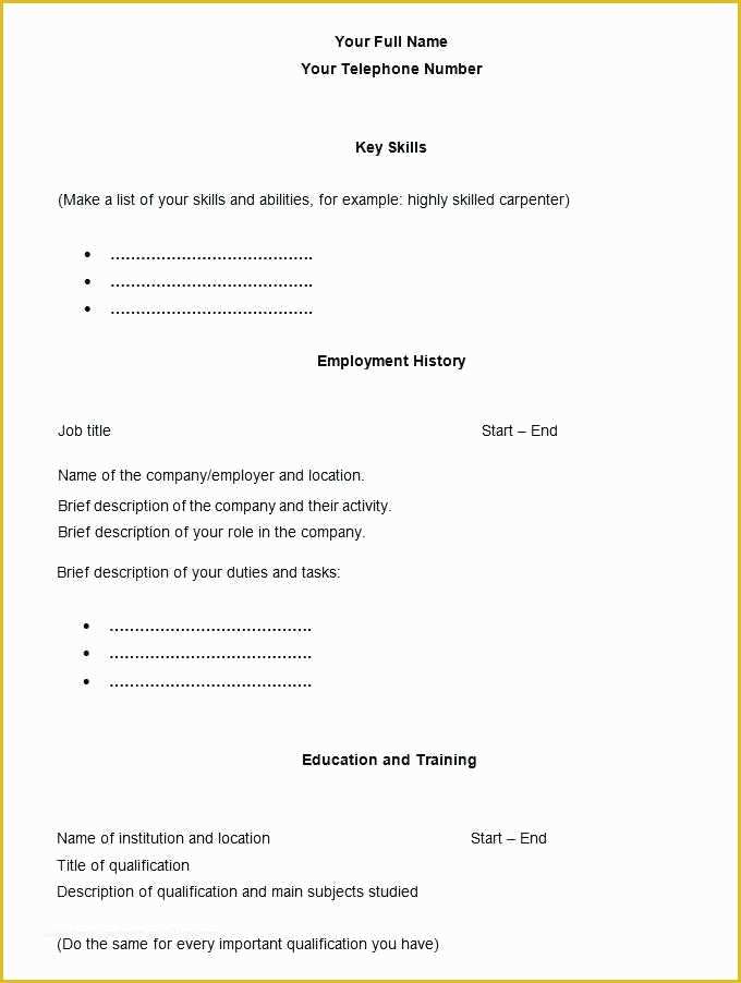 Free Combination Resume Template Word Of Nice Bination Resume Template Word S Resume