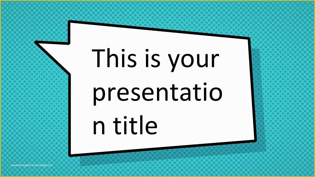 Free Comic Book Style Powerpoint Template Of Free Ic Book Powerpoint Template Superhero Ppt Design