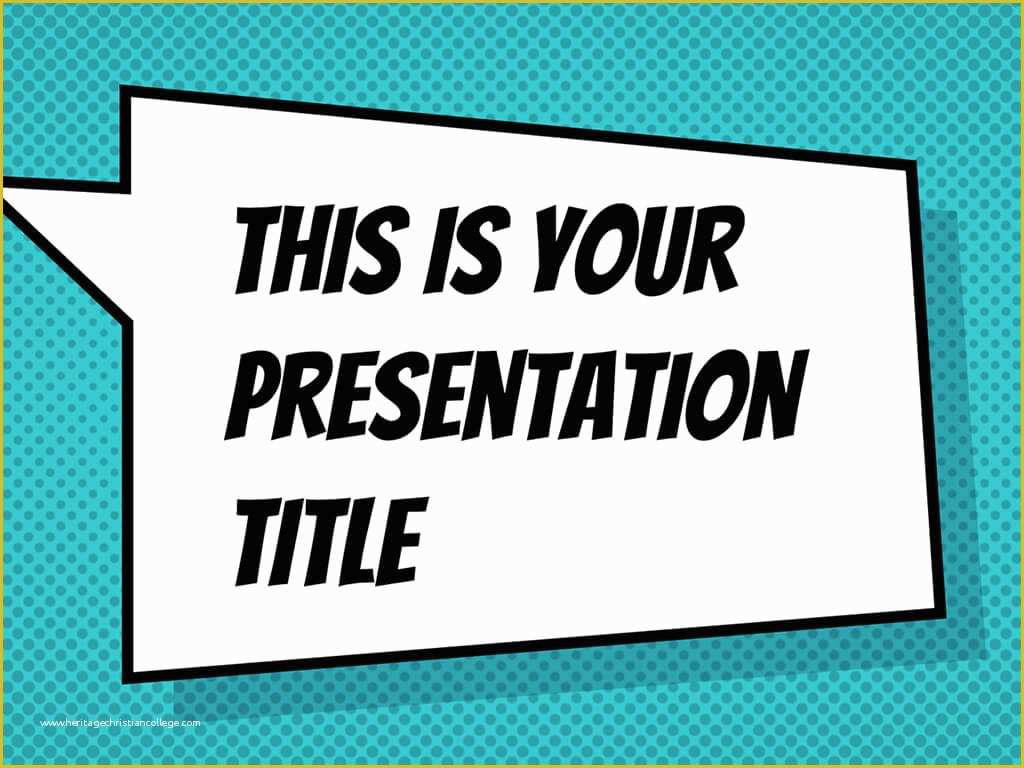 Free Comic Book Style Powerpoint Template Of Free Powerpoint Template or Google Slides theme with