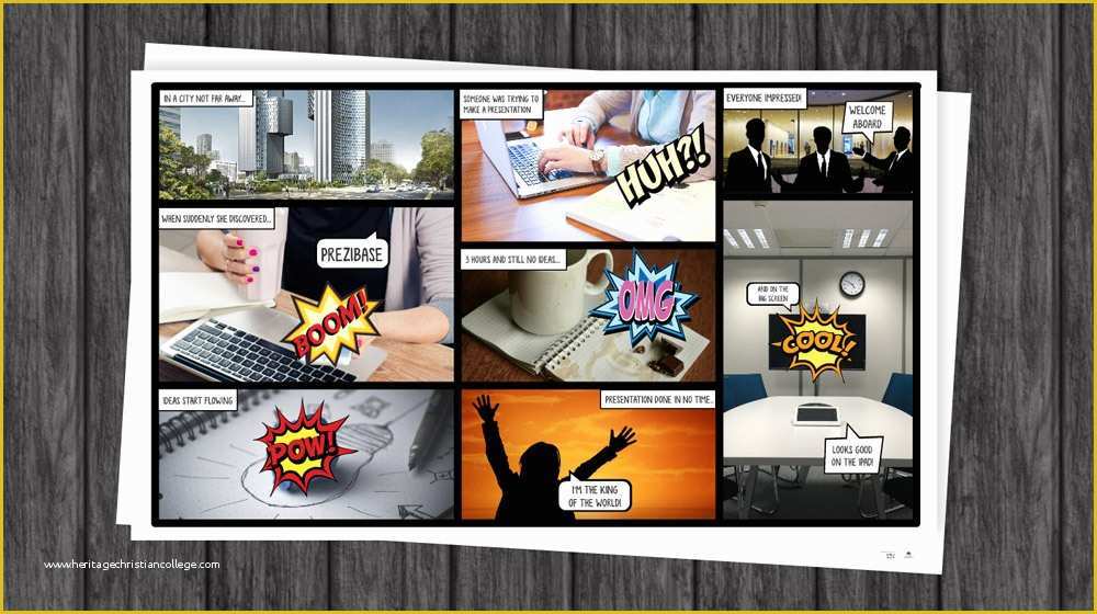 Free Comic Book Style Powerpoint Template Of Ic Book Prezi Template