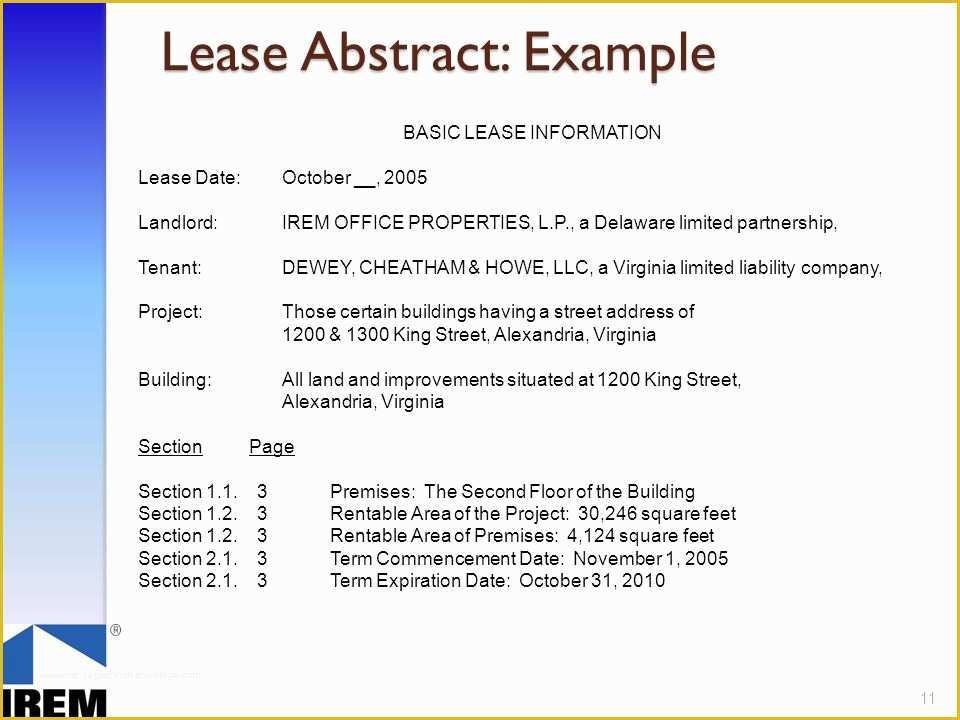 Free Commercial Lease Abstract Template Of 96 Mercial Lease Abstract Template Excel Simple