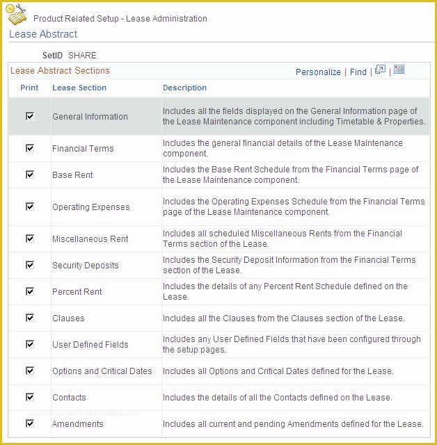 Free Commercial Lease Abstract Template Of Defining Lease Abstract Sections to Print