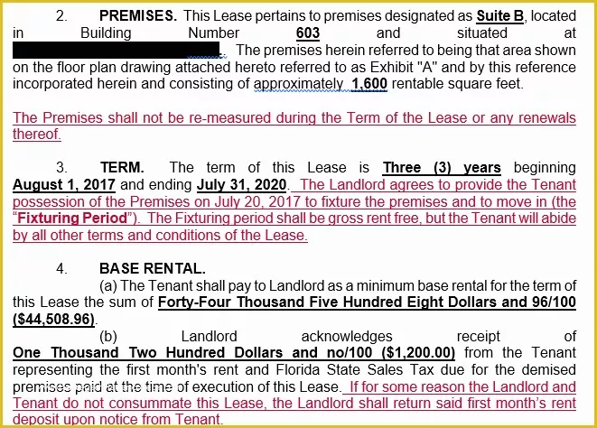 Free Commercial Lease Abstract Template Of Lease Abstracting A Plete Tenant Guide