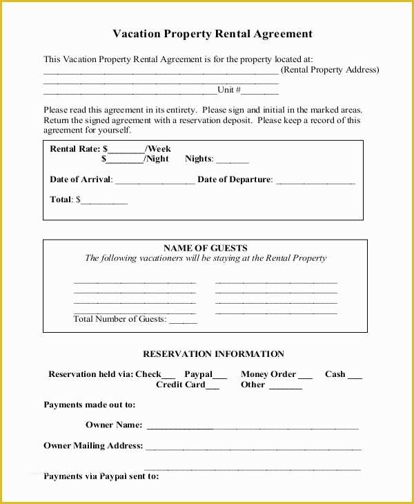 Free Commercial Lease Agreement Template Download Of 16 Property Rental Agreement Templates – Free Sample