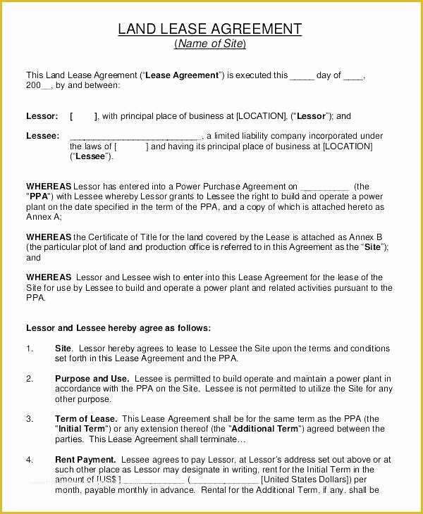 Free Commercial Lease Agreement Template Word Of Printable Sample Free Lease Agreement Template form