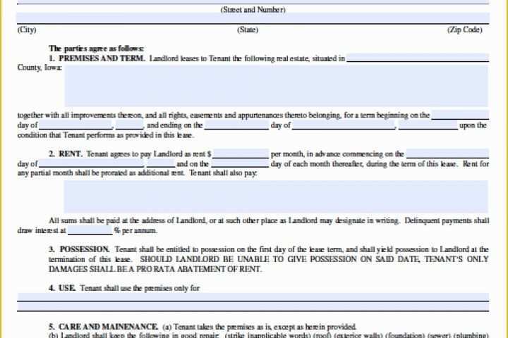 Free Commercial Lease Agreement Template Word Of What You Know About Blank Rental Agreement form and Free