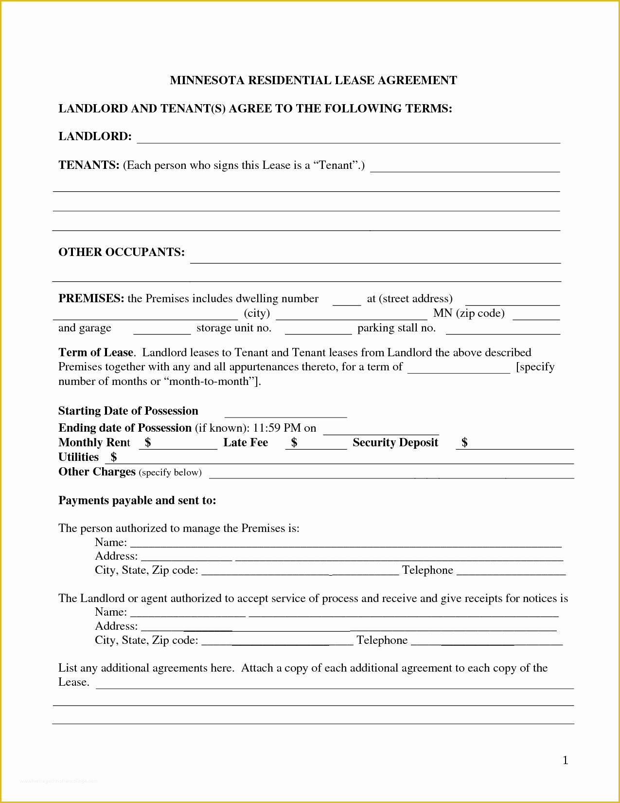 Free Commercial Lease Template Of Best S Of Free Printable Mercial Lease Agreement