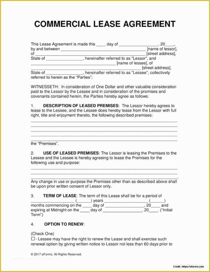 Free Commercial Rental Lease Agreement Templates Of Mercial Lease Addendum Template Templates Resume