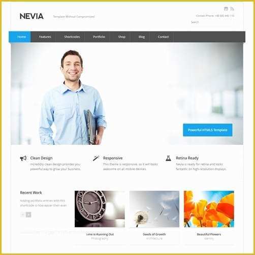 Free Commercial Website Templates Of 5 attractive Business Website Templates for Wordpress