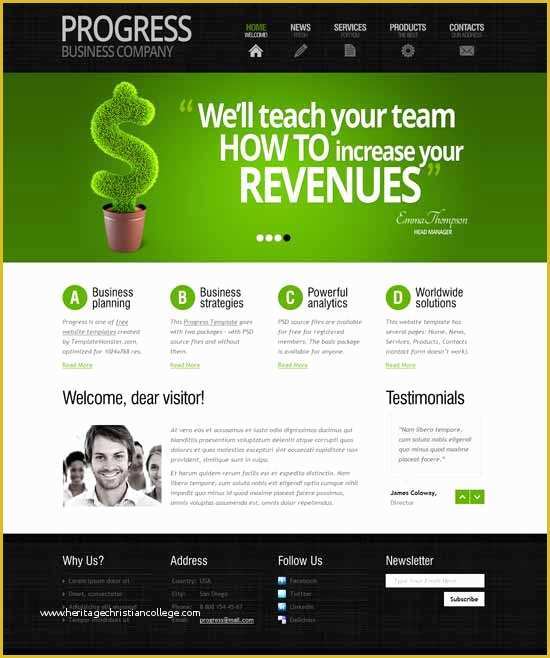 Free Commercial Website Templates Of 60 Best Business Consulting Website Templates Free