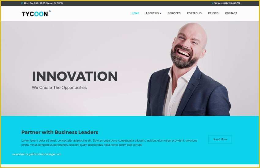 Free Commercial Website Templates Of Corporate Bootstrap HTML Website Template Free Download