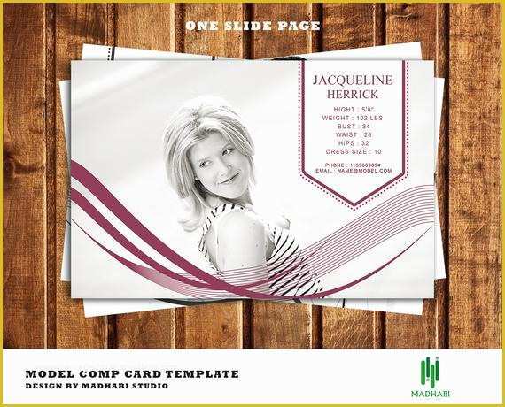 Free Comp Card Template Of E Page Modeling P Card Template Model P Card