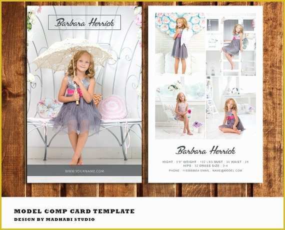 Free Comp Card Template Of Modeling P Card Template Model P Card Fashion Model