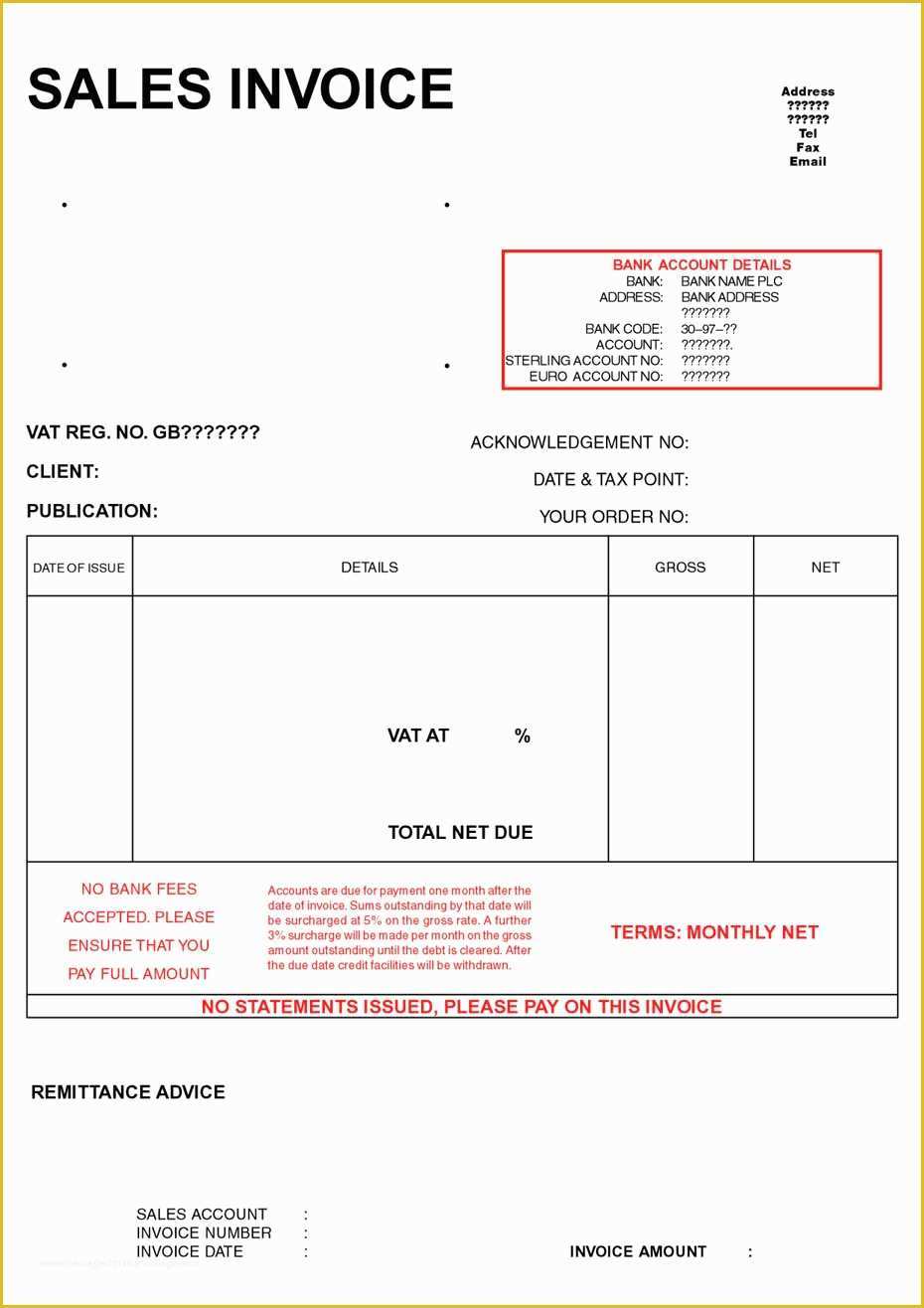Free Company Invoice Template Of Garage Invoice Template
