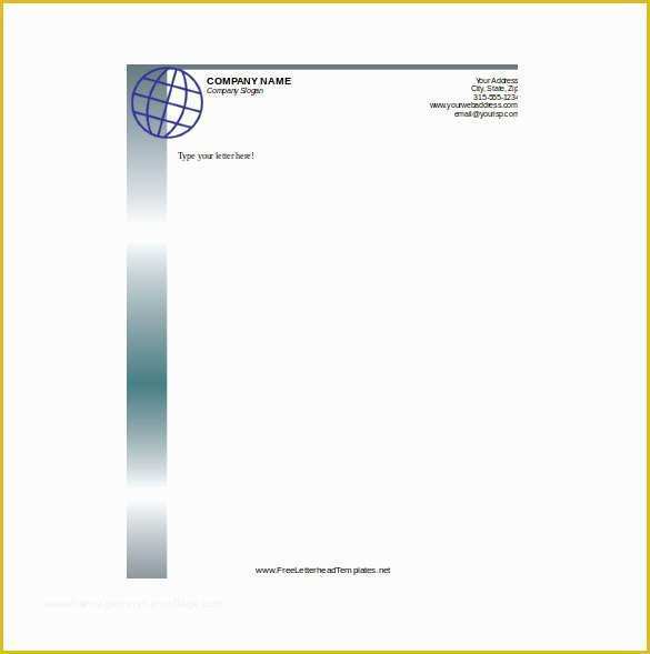 Free Company Letterhead Template Download Of 14 Free Letterhead Templates – Free Sample Example