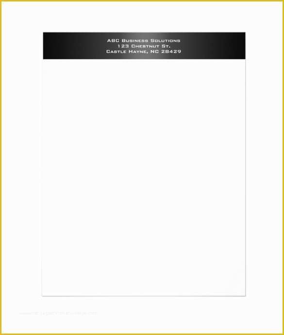 Free Company Letterhead Template Download Of 20 Business Letterhead Templates – Free Sample Example