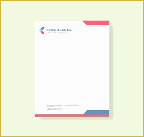 Free Company Letterhead Template Download Of 37 Professional Letterhead Templates Free Word Psd Ai