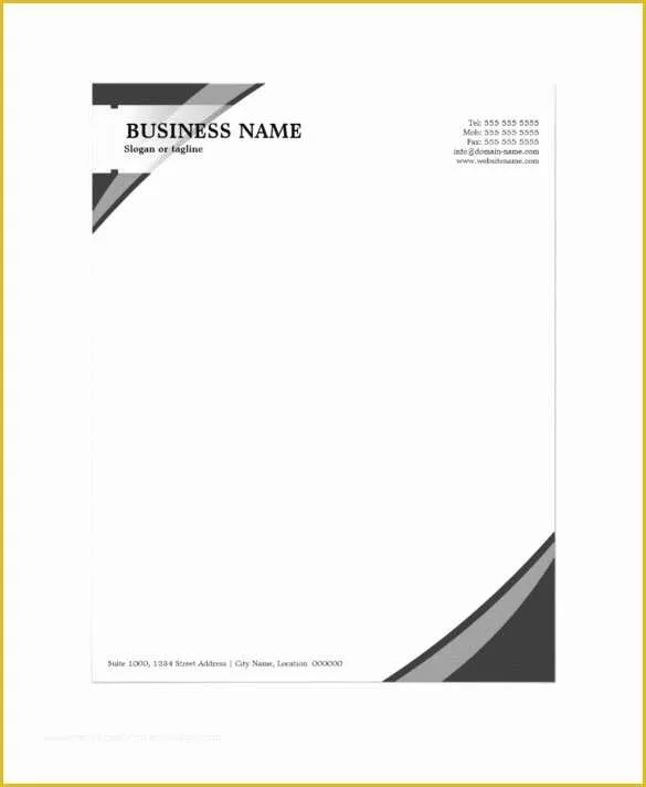 Free Company Letterhead Template Download Of 37 Professional Letterhead Templates Free Word Psd Ai