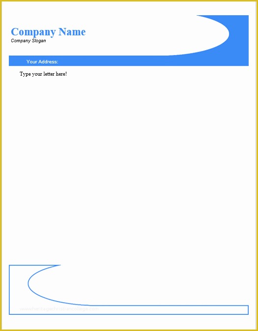 Free Company Letterhead Template Download Of 38 Free Letterhead Templates Ms Word Templatehub