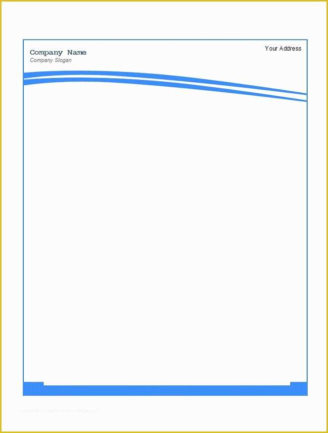 Free Company Letterhead Template Download Of 45 Free Letterhead Templates & Examples Pany