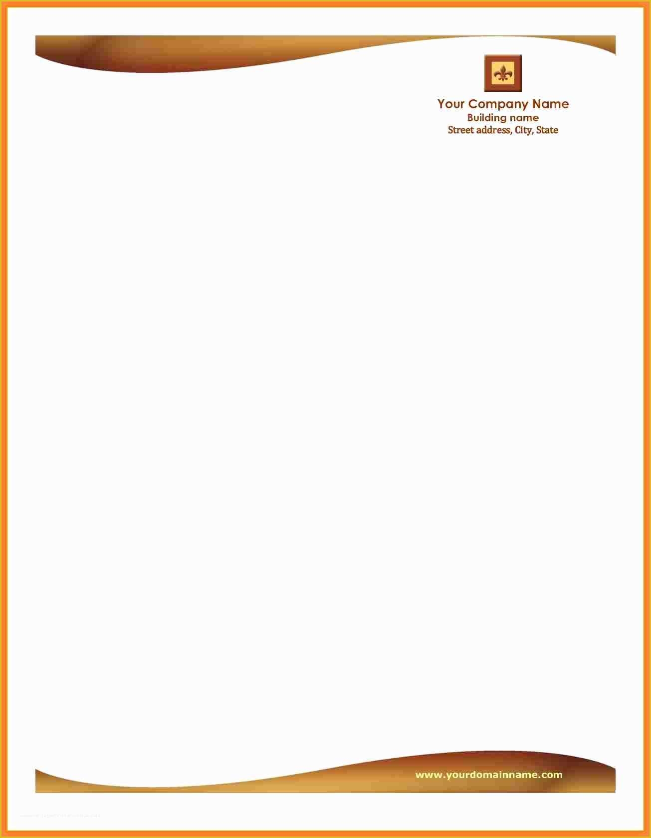 Free Company Letterhead Template Download Of 5 Letterhead Templates