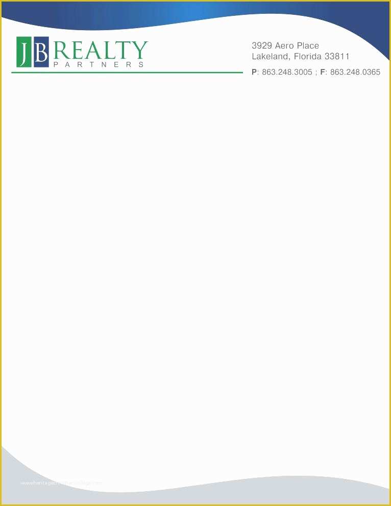 Free Company Letterhead Template Download Of Free Business Letterheads Templates 4 Letterhead Download