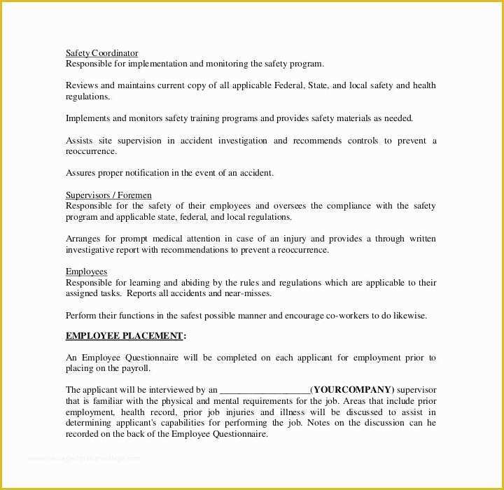 Free Company Policies and Procedures Template Of 26 Policy Template Samples Free Pdf Word format