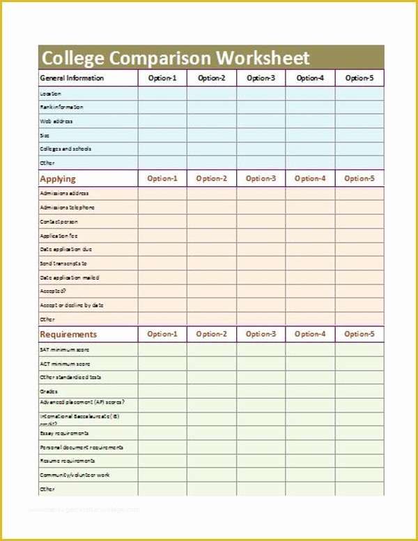 Free Comparison Chart Template Excel Of 48 Free Parison Chart Templates Word Ppt Excel Pdf
