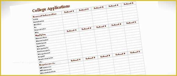 Free Comparison Chart Template Excel Of College Parison Template for Excel
