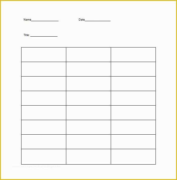 Free Comparison Chart Template Excel Of T Chart Template 15 Examples In Pdf Word Excel