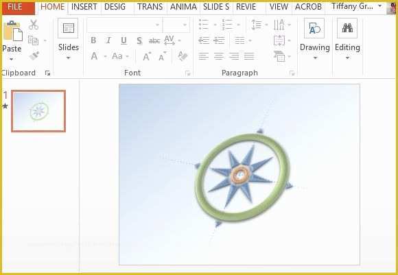 Free Compass Powerpoint Template Of 3d Pass Powerpoint Template