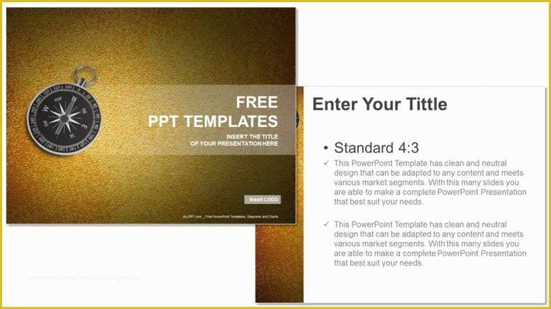 Free Compass Powerpoint Template Of Pass Business Ppt Templates Download Free