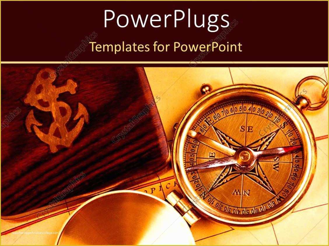 Free Compass Powerpoint Template Of Powerpoint Template A Pass with Its Cover In the