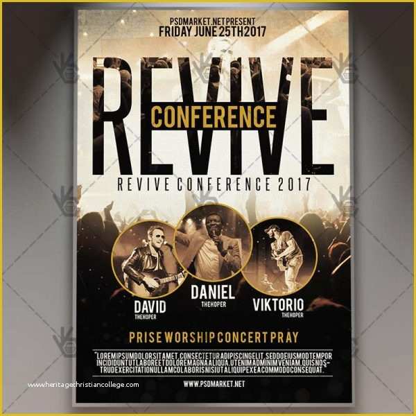 52 Free Concert Flyer Template Psd