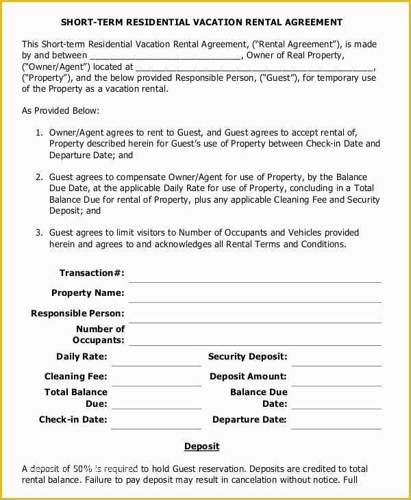 free-condo-rental-agreement-template-of-10-vacation-rental-agreement