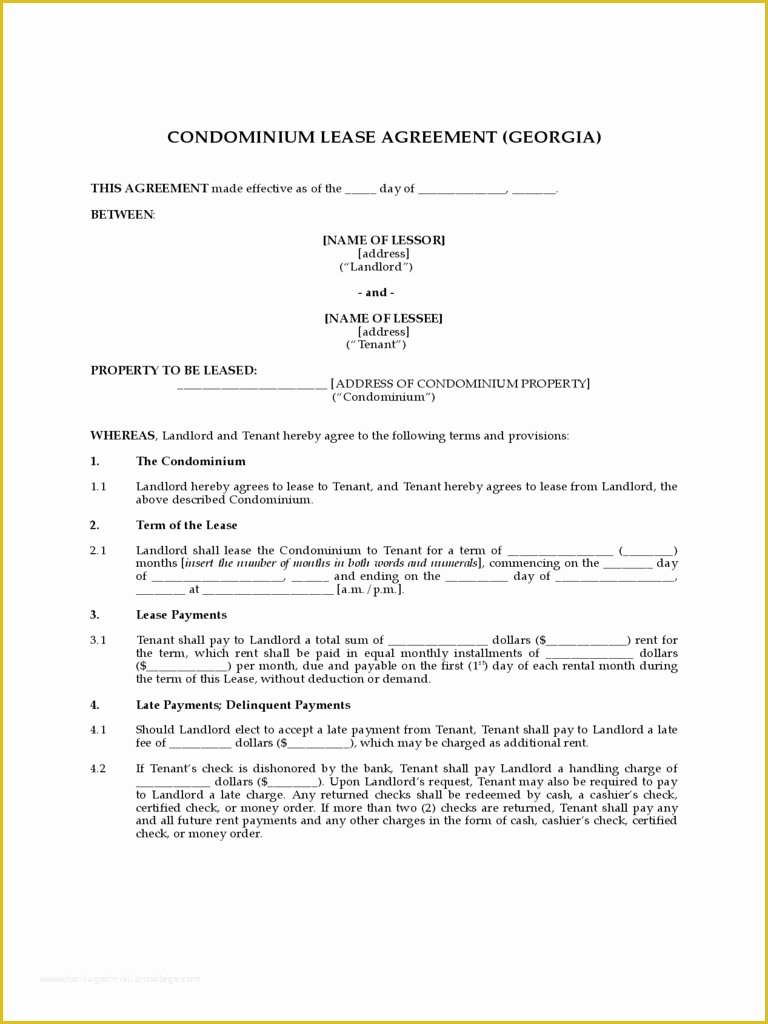 Free Condo Rental Agreement Template Of Condo Lease Agreement 10 Free Templates In Pdf Word