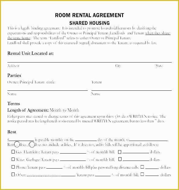 Free Condo Rental Agreement Template Of Condo Lease Agreement Impressive Weekly Rental Template