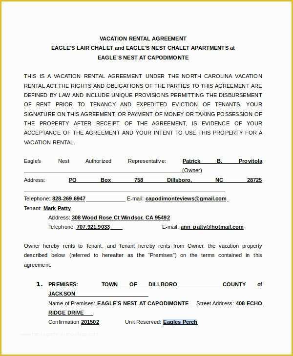 Free Condo Rental Agreement Template Of Rental Agreement form 14 Free Sample Example format