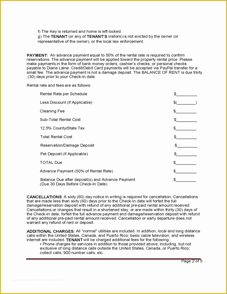 59 Free Condo Rental Agreement Template