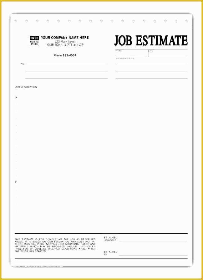 Free Construction Estimate Template Pdf Of 10 Construction Work Estimate Template Sampletemplatess