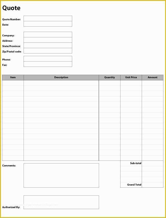 Free Construction Estimate Template Pdf Of Estimating Tendering