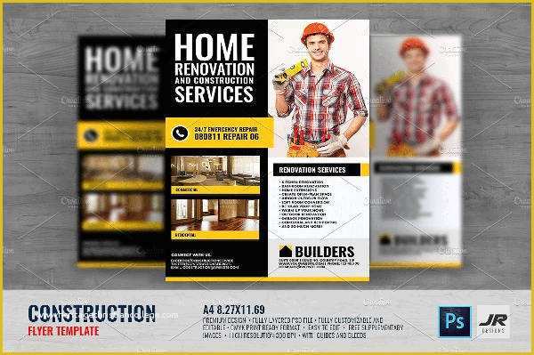 Free Construction Flyer Design Templates Of 21 Construction Flyer Designs & Templates Psd Ai