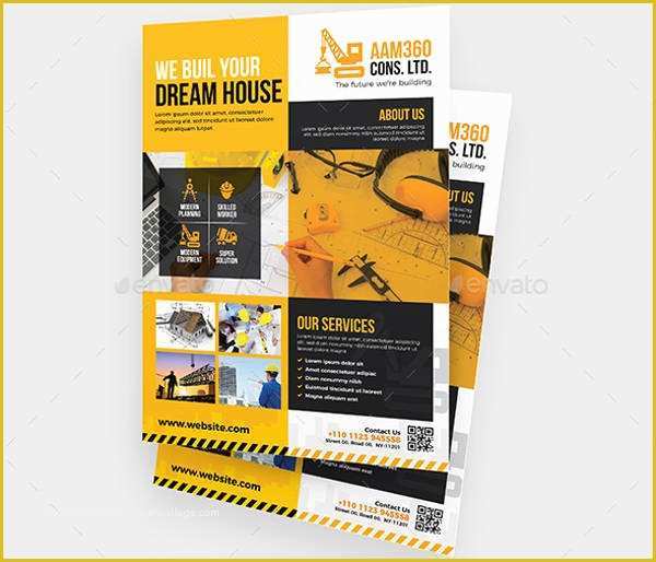 Free Construction Flyer Design Templates Of 21 Construction Flyer Designs & Templates Psd Ai