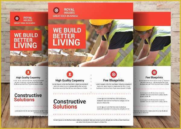 Free Construction Flyer Design Templates Of 31 Construction Flyer Templates Free & Premium Download