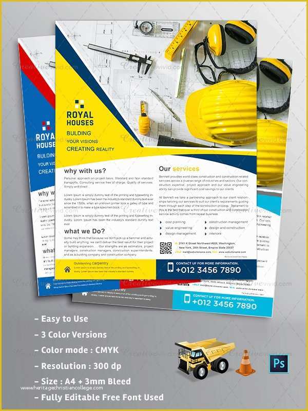 Free Construction Flyer Design Templates Of 31 Construction Flyer Templates Free & Premium Download